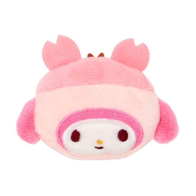 The Chiikawa × Sanrio Characters collaboration features mascots in fuzzy costume crossovers, with 21 new items releasing June 13 nationwide